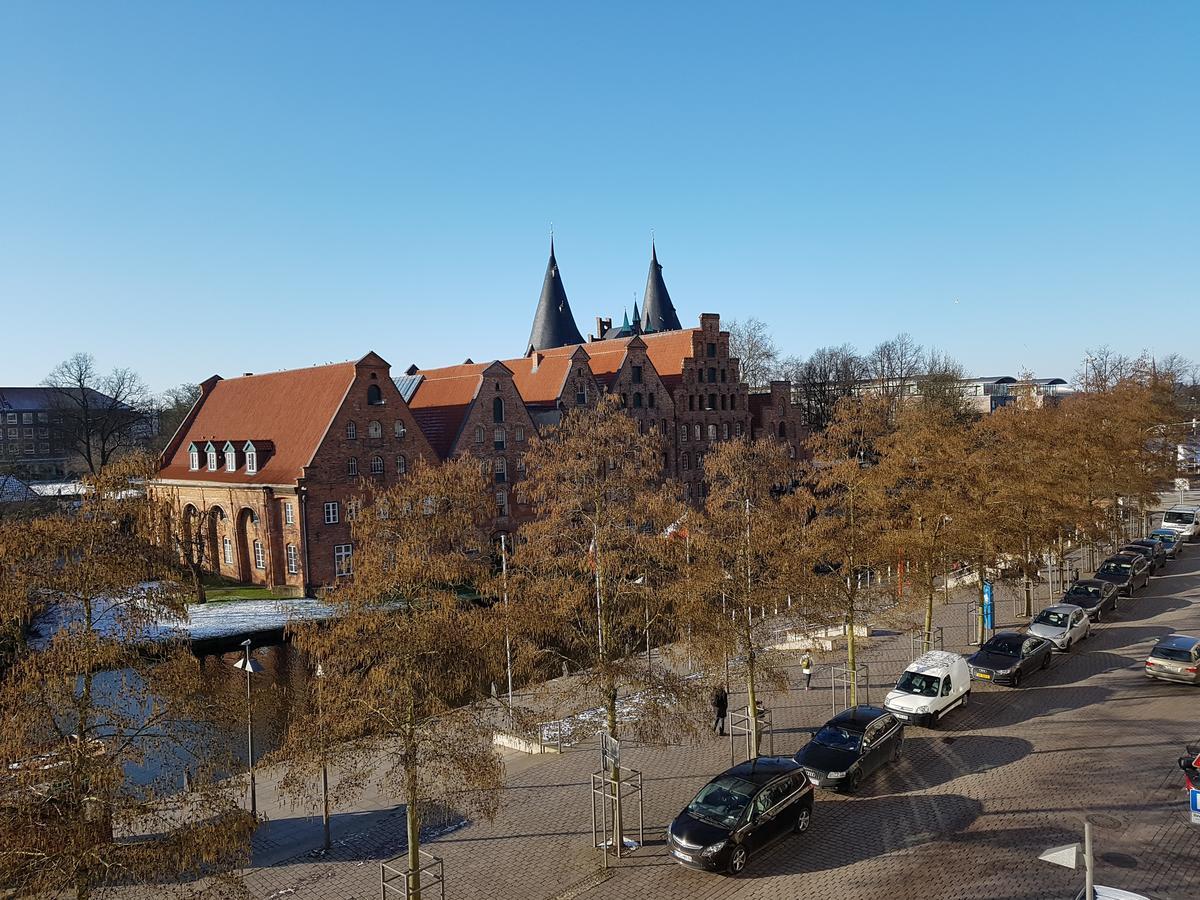 Appartementhaus Obertrave Lübeck Dış mekan fotoğraf