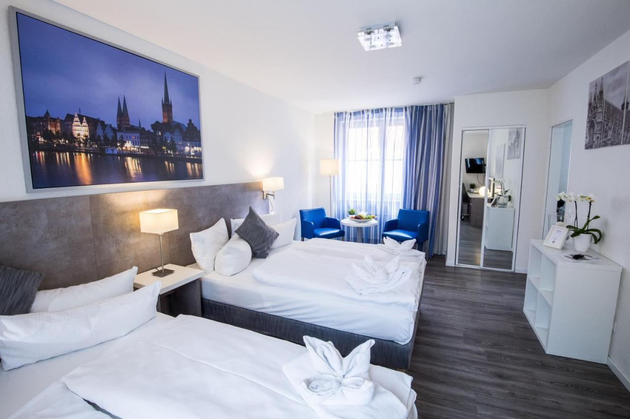 Appartementhaus Obertrave Lübeck Dış mekan fotoğraf